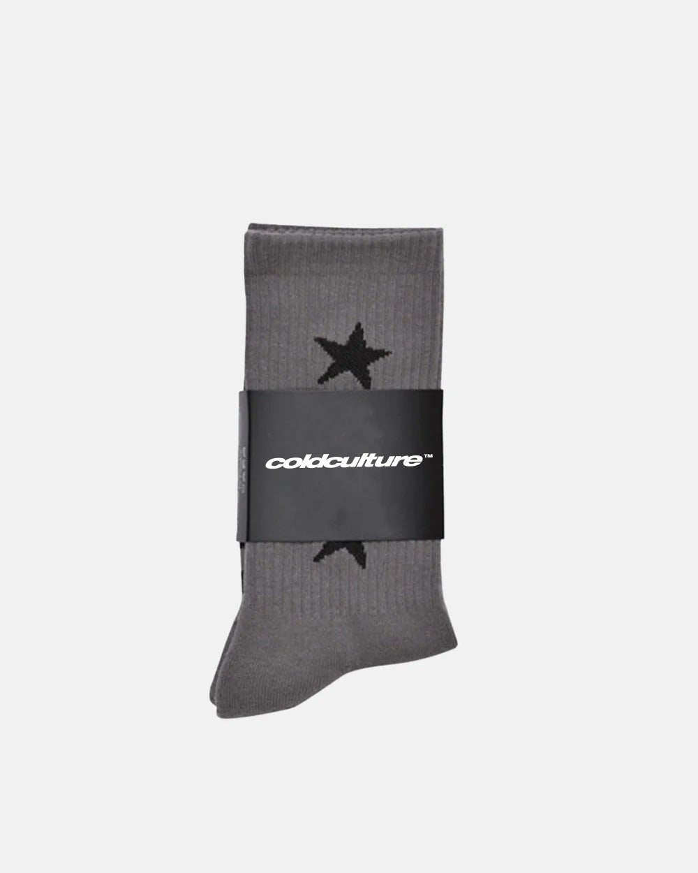 STARRY SOCKS LIGHT GREY - Cold Culture