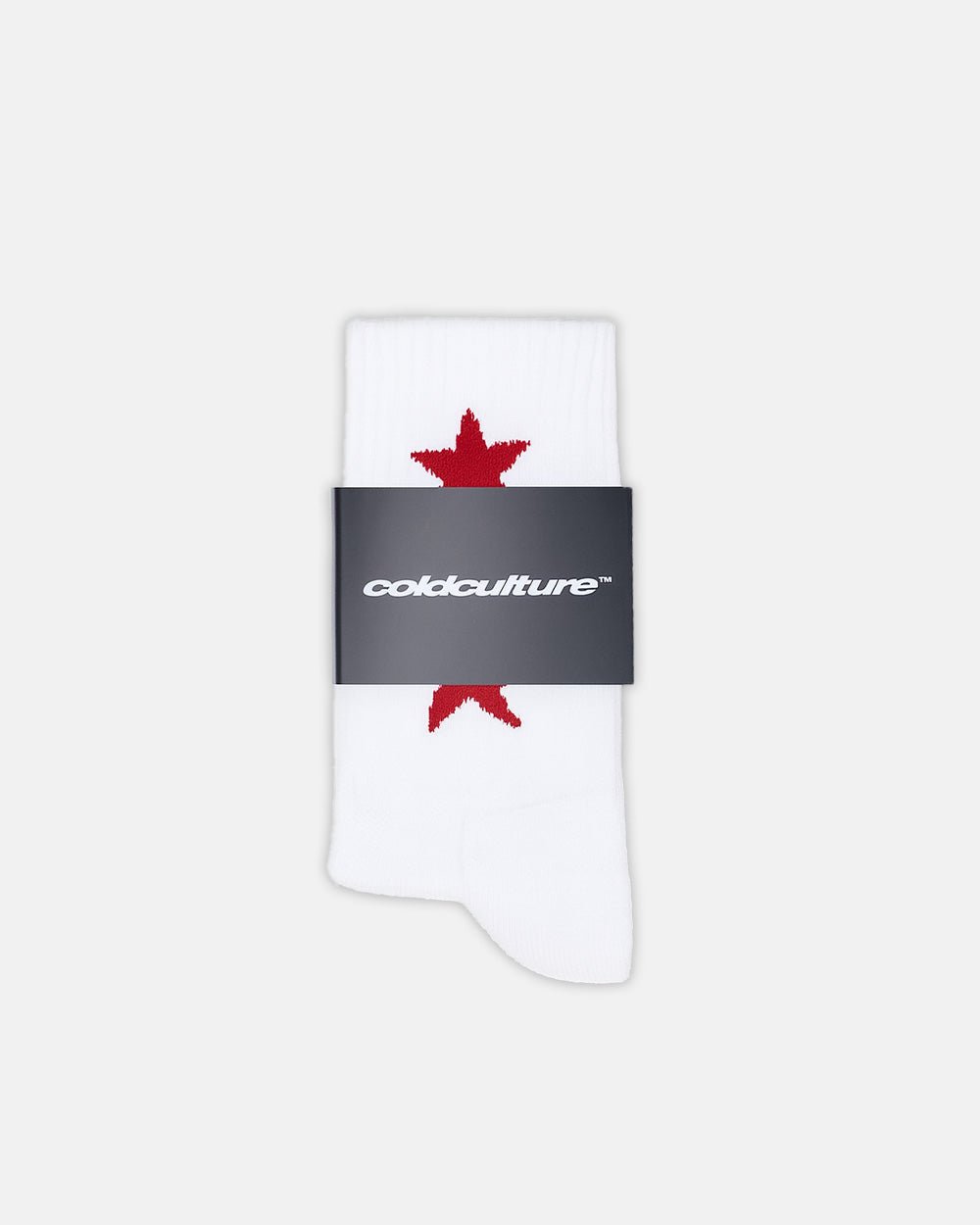 STARRY SOCKS RED/WHITE - Cold Culture