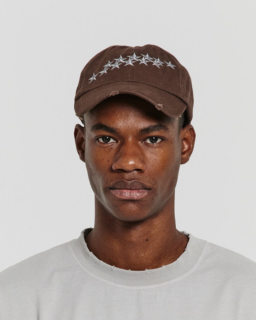STARS CAP BLACKISH BROWN - Cold Culture