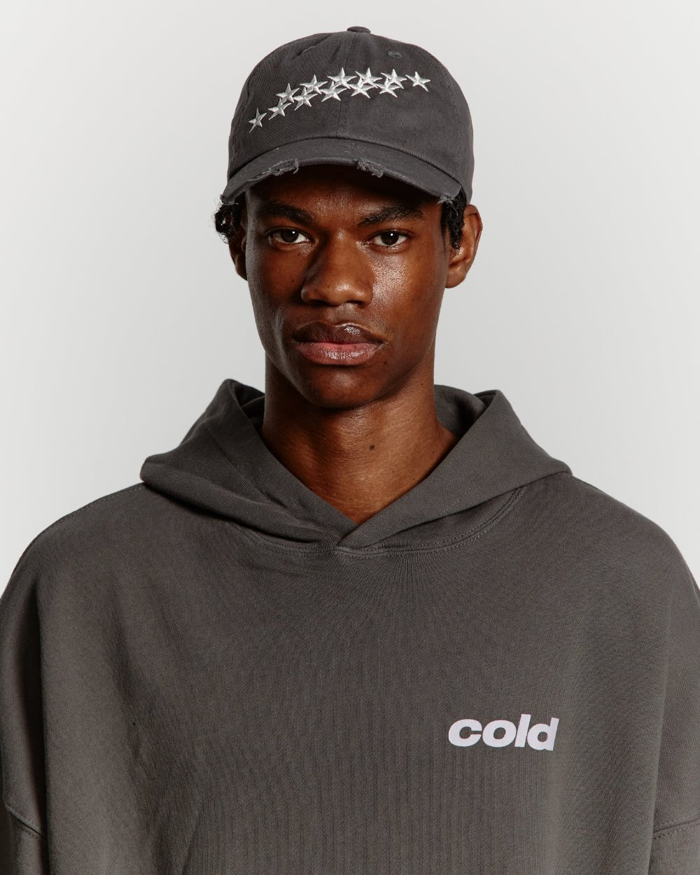 STARS CAP DARK GREY - COLD CULTURE