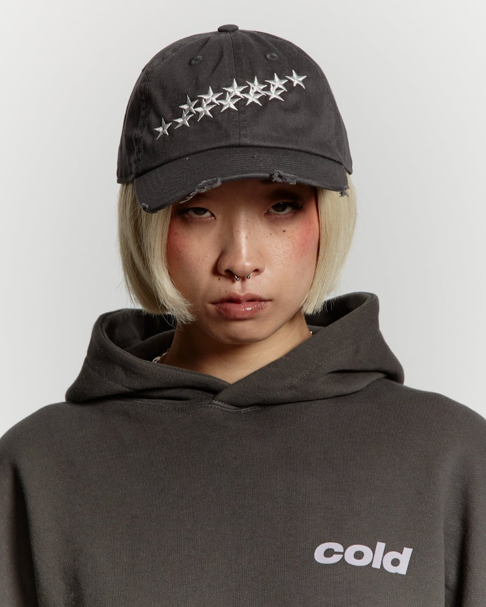STARS CAP DARK GREY - COLD CULTURE