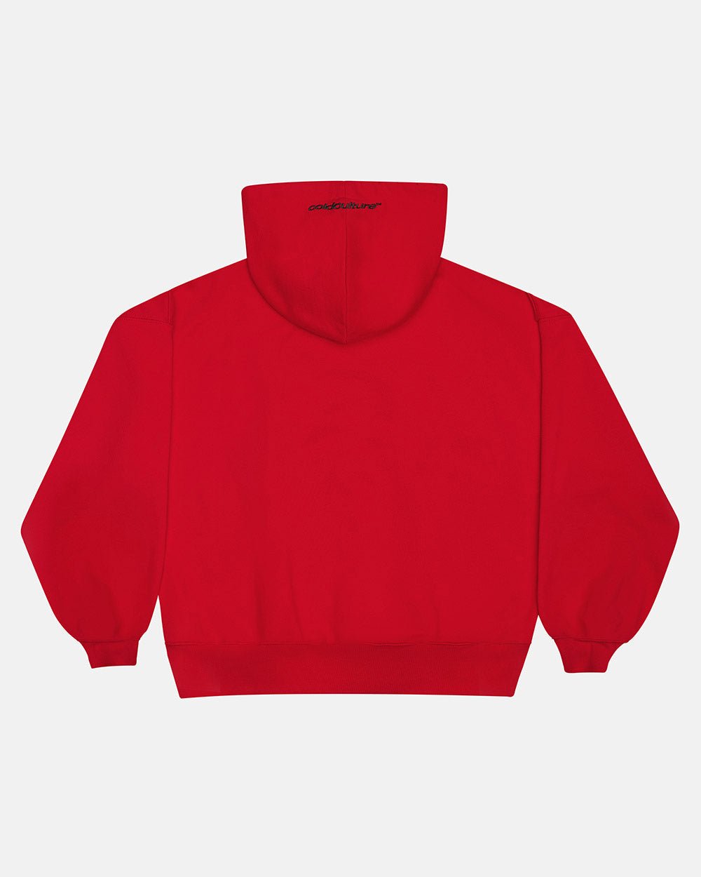 STARS HOODIE RED & BLACK - Cold Culture