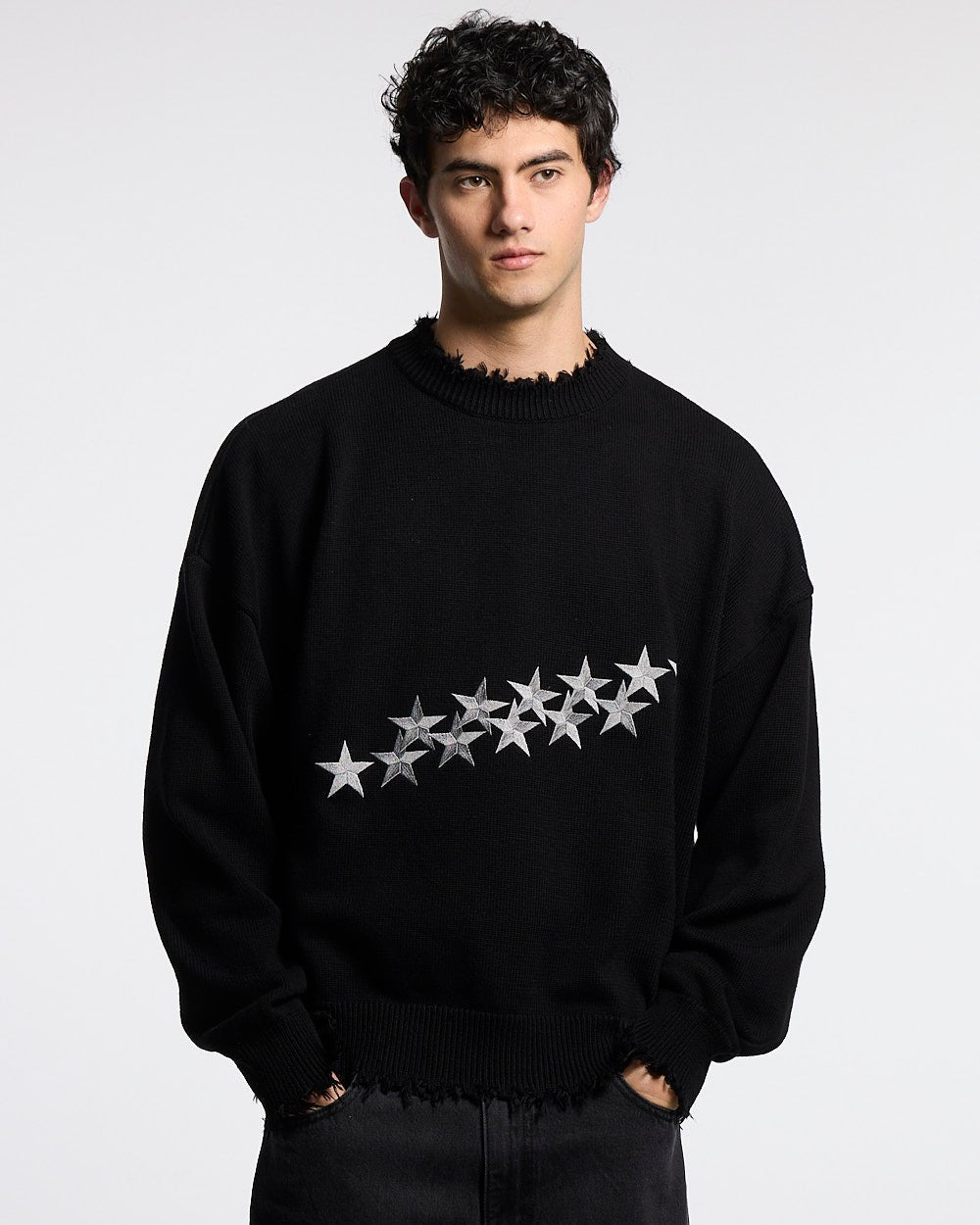 STARS KNIT BLACK - Cold Culture #man