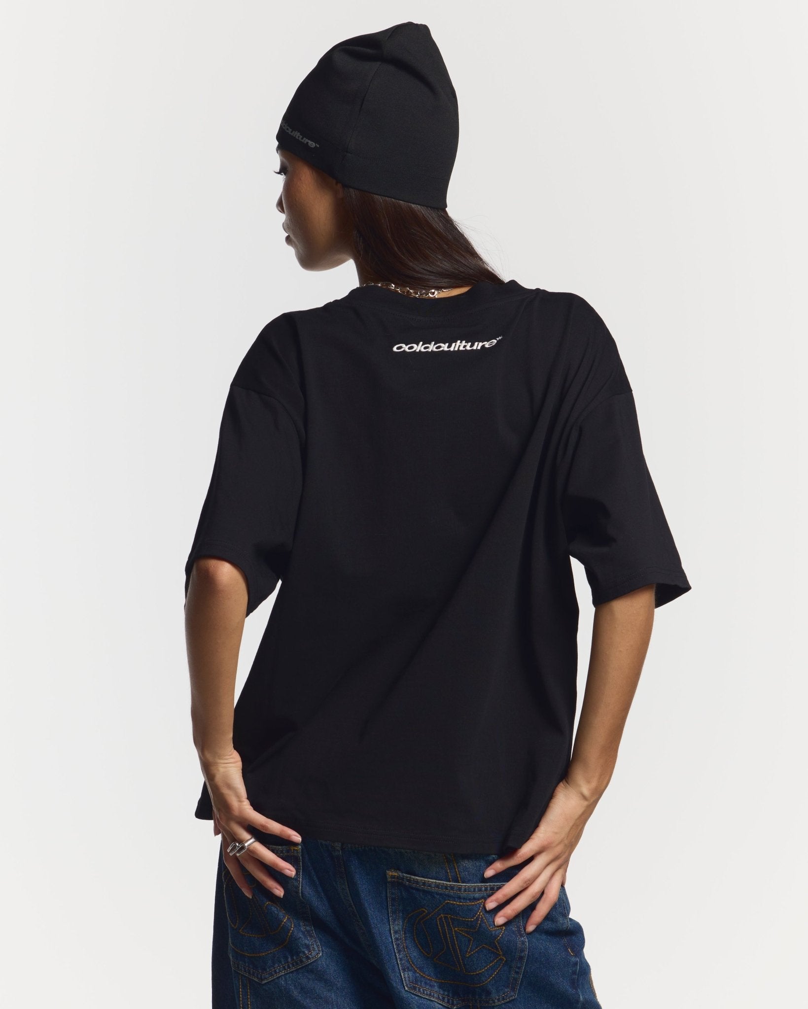 STARS TEE BLACK - COLD CULTURE