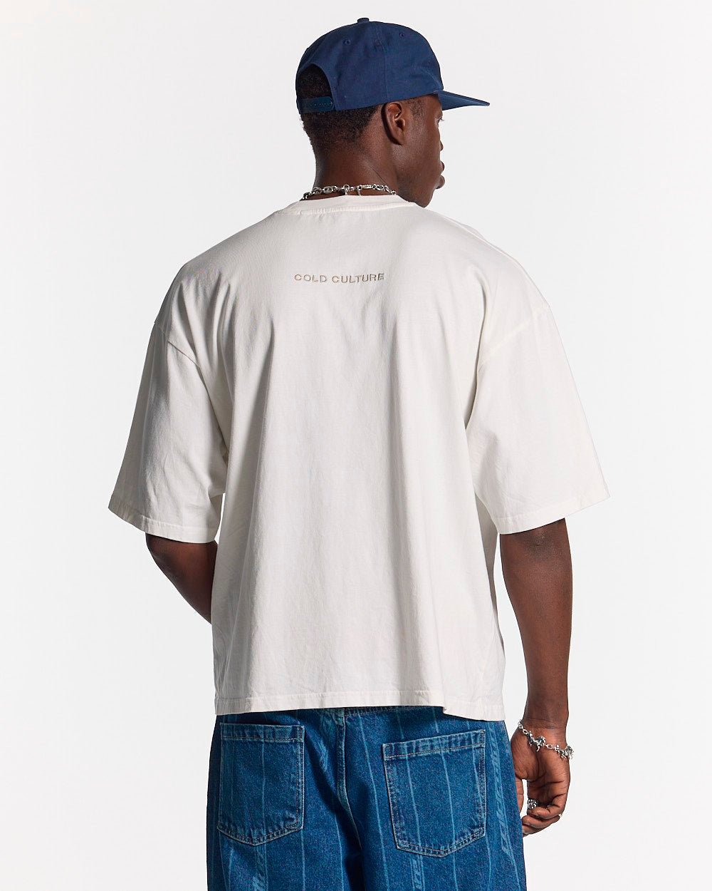 STARS TEE IVORY WHITE - Cold Culture #man