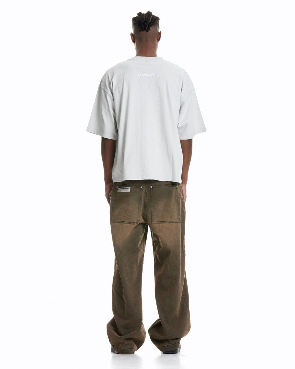 STARS TEE PALE GREY - COLD CULTURE