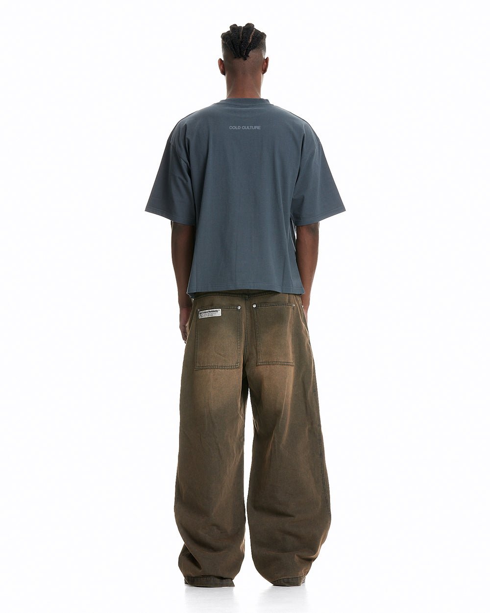STARS TEE SLATE BLUE - COLD CULTURE