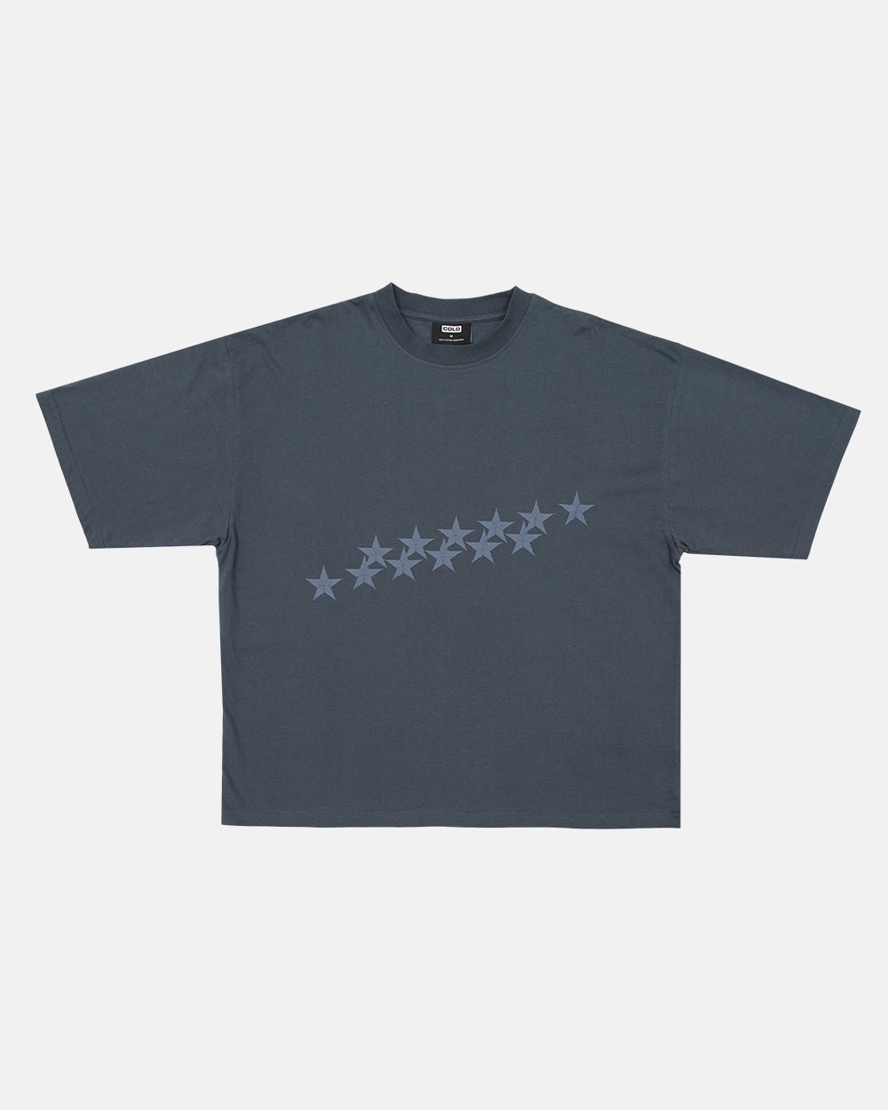 STARS TEE SLATE BLUE - COLD CULTURE