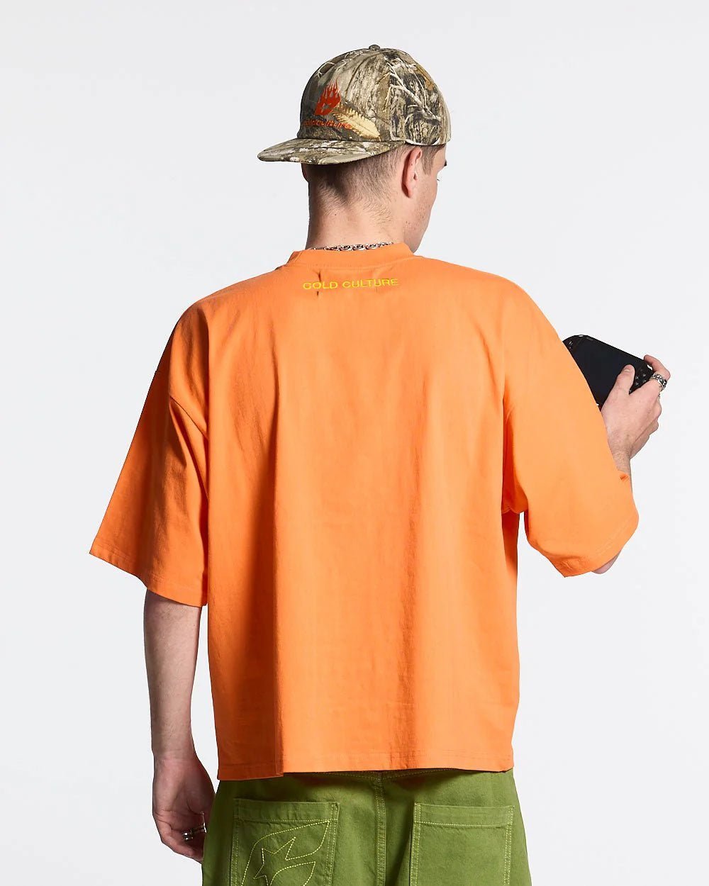STARS TEE VIBRANT ORANGE - COLD CULTURE