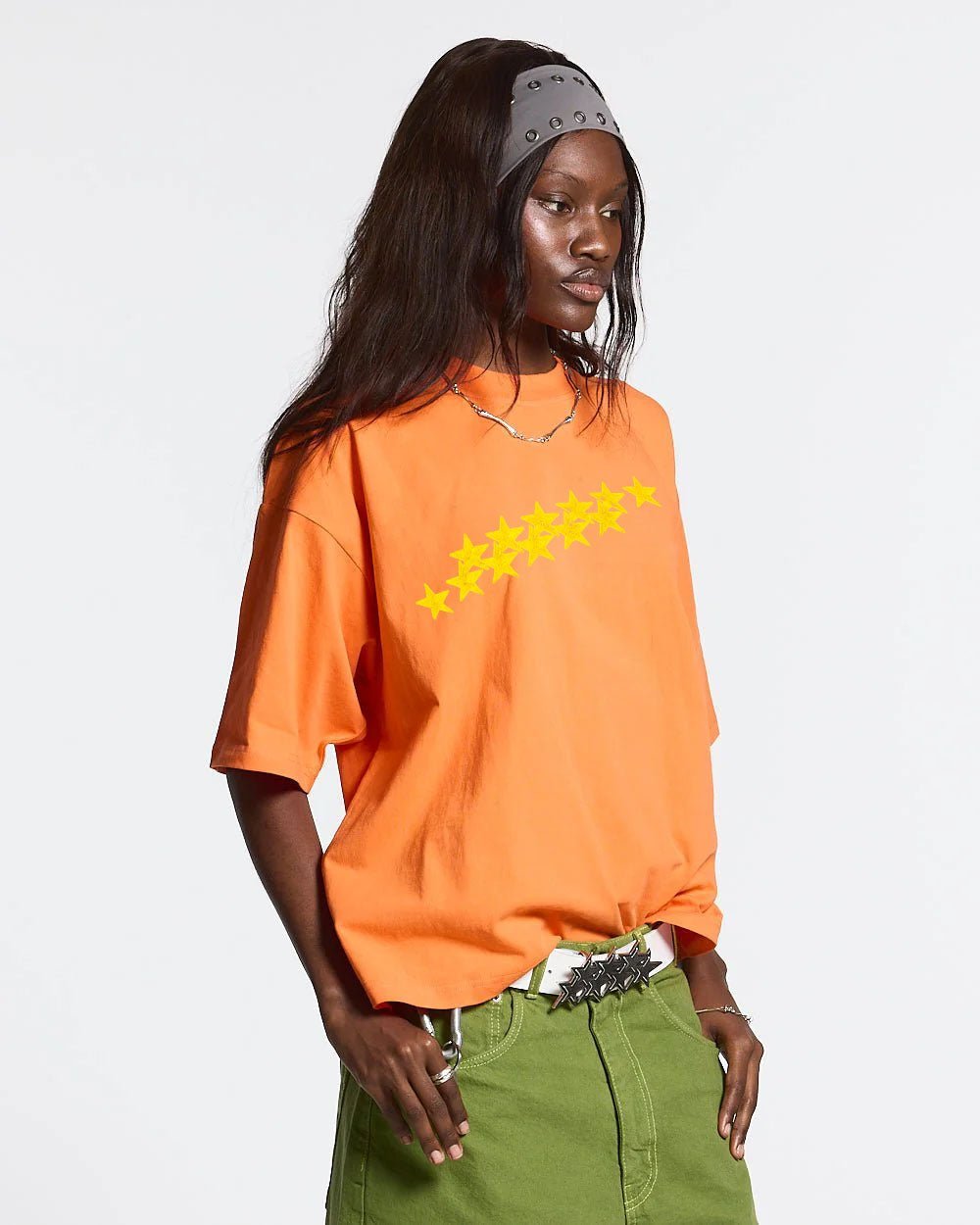 STARS TEE VIBRANT ORANGE - COLD CULTURE