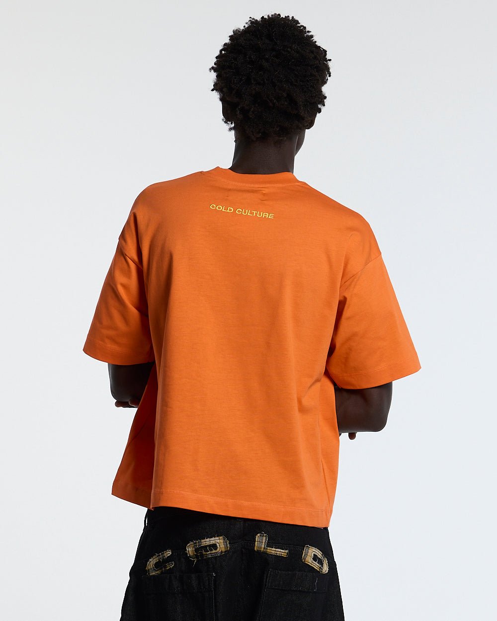 STARS TEE VIBRANT ORANGE - Cold Culture