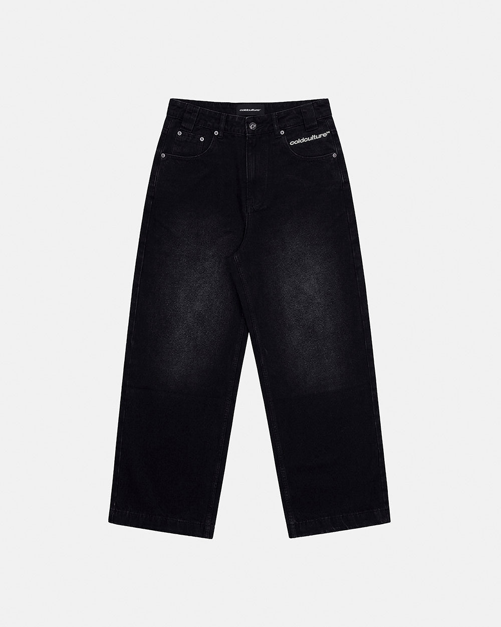 STARS V2 PANTS BLACK DENIM WASH - Cold Culture