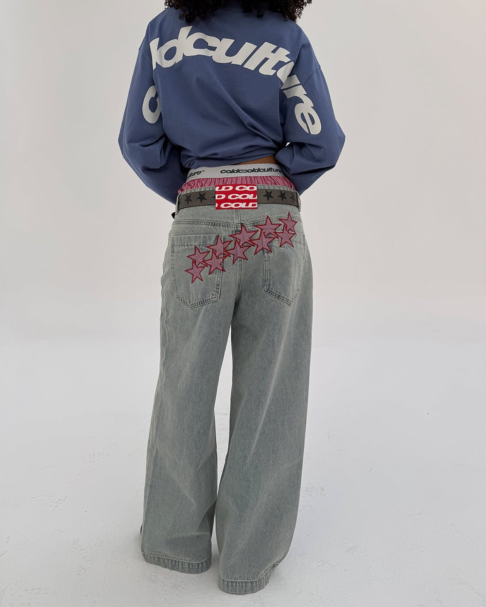 STARS V2 PANTS LIGHT BLUE DENIM - COLD CULTURE