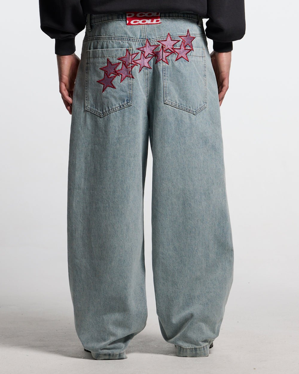 STARS V2 PANTS LIGHT BLUE DENIM - Cold Culture #man