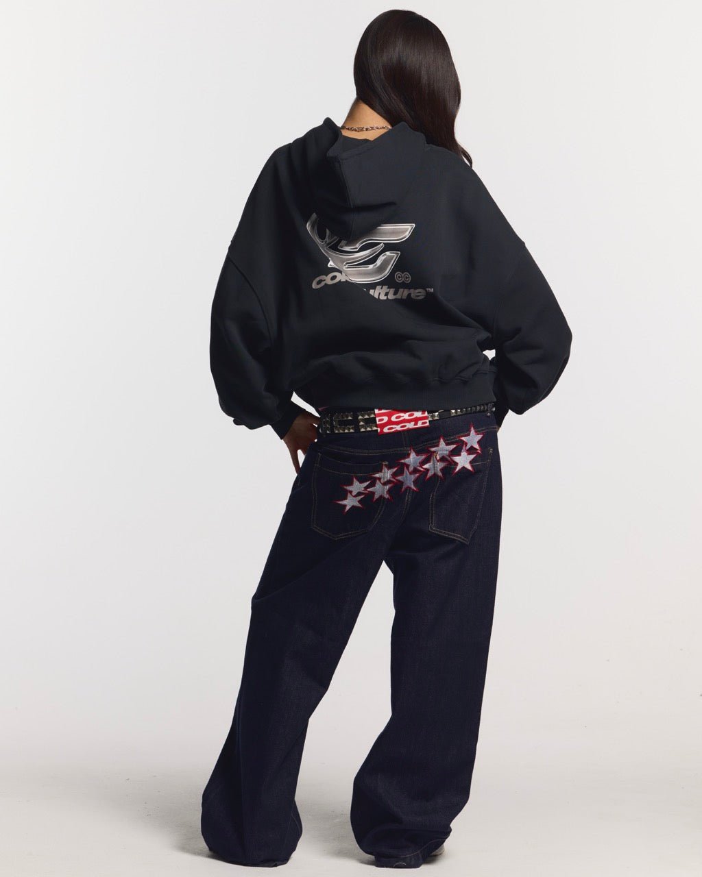 STARS V2 PANTS RAW BLUE DENIM - COLD CULTURE #woman