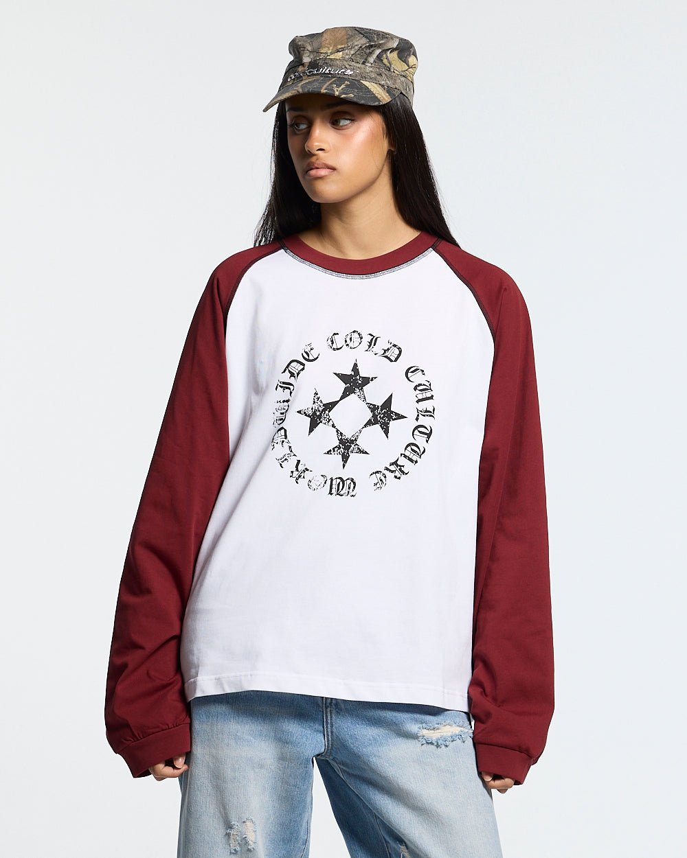 STARSHIELD LONGSLEEVE RED - Cold Culture #woman