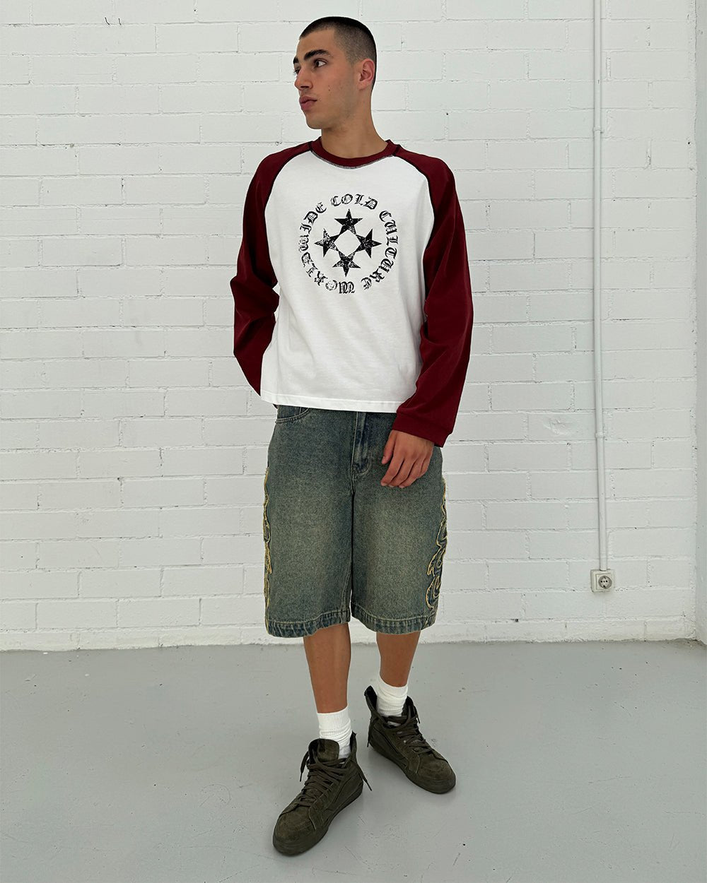 STARSHIELD LONGSLEEVE RED - Cold Culture