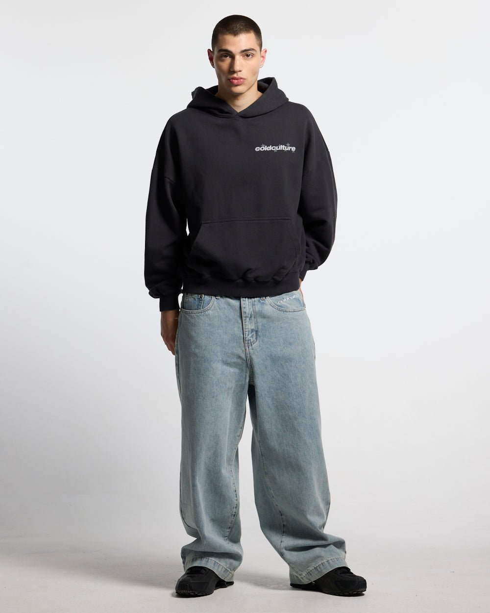 STELLAR HOODIE BLACK - Cold Culture