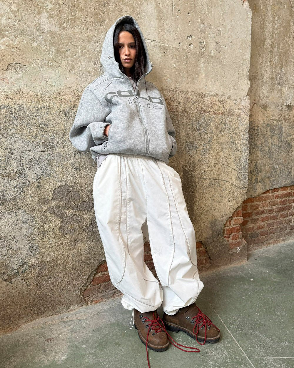 STELLAR SWEATPANTS LIGHT GREY - Cold Culture