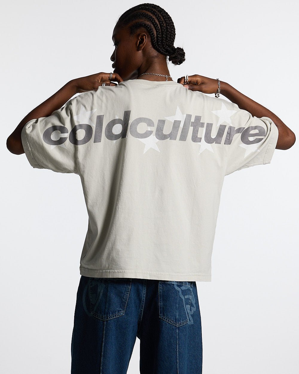STELLAR TEE LIGHT GREY - COLD CULTURE
