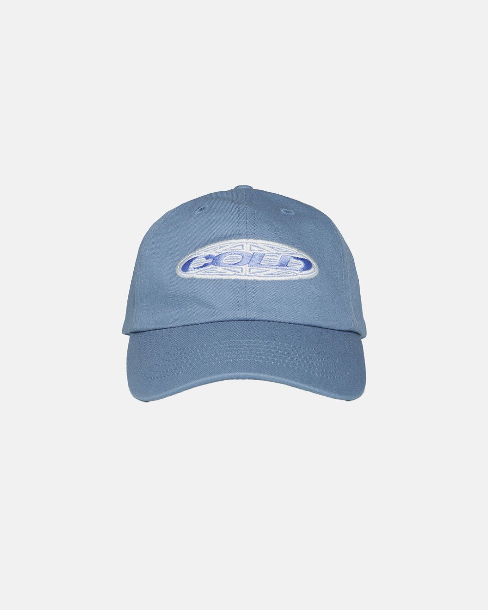 STICKER WORLD CAP MEDIUM BLUE - Cold Culture