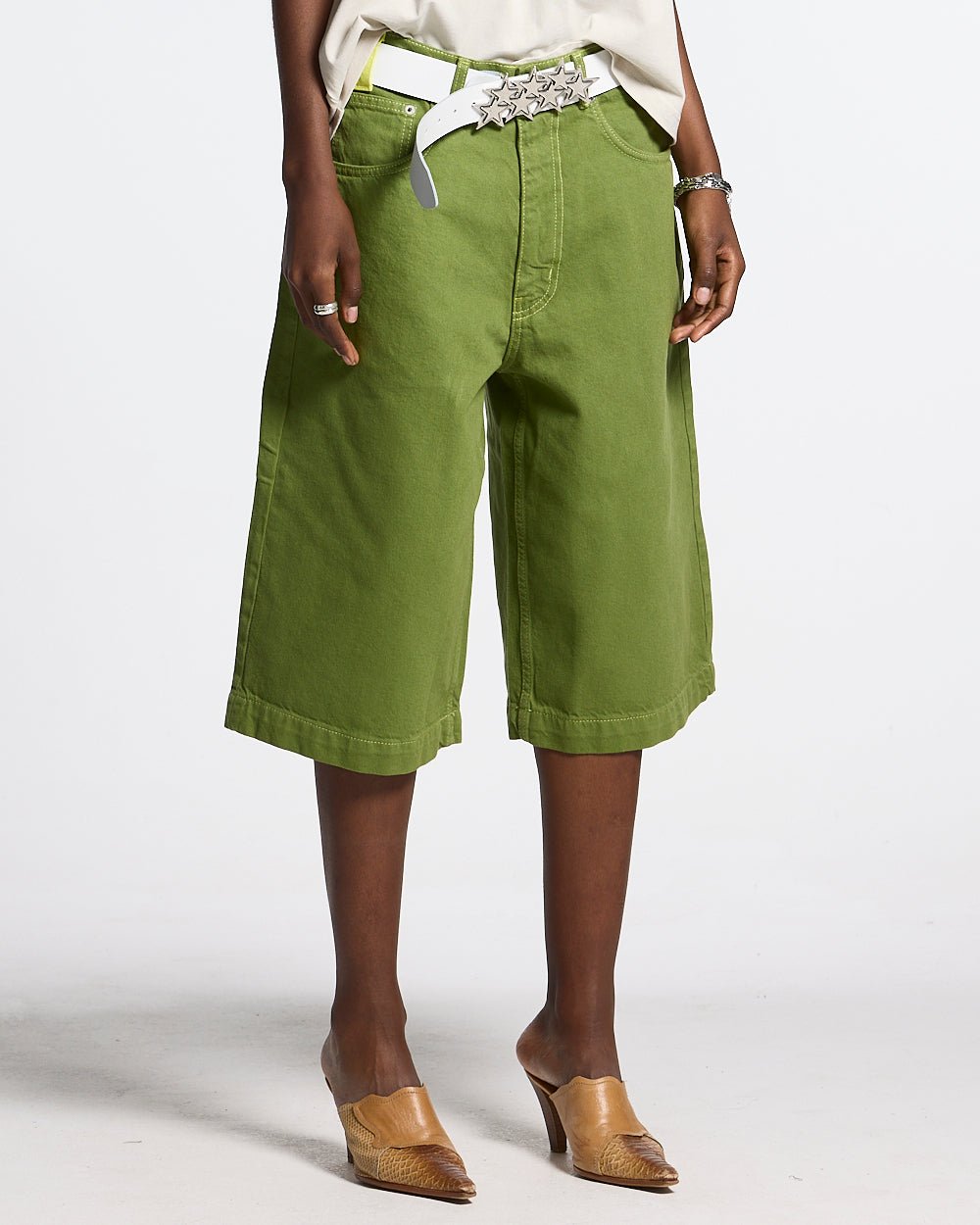 STITCHING JORTS CACTUS GREEN - COLD CULTURE