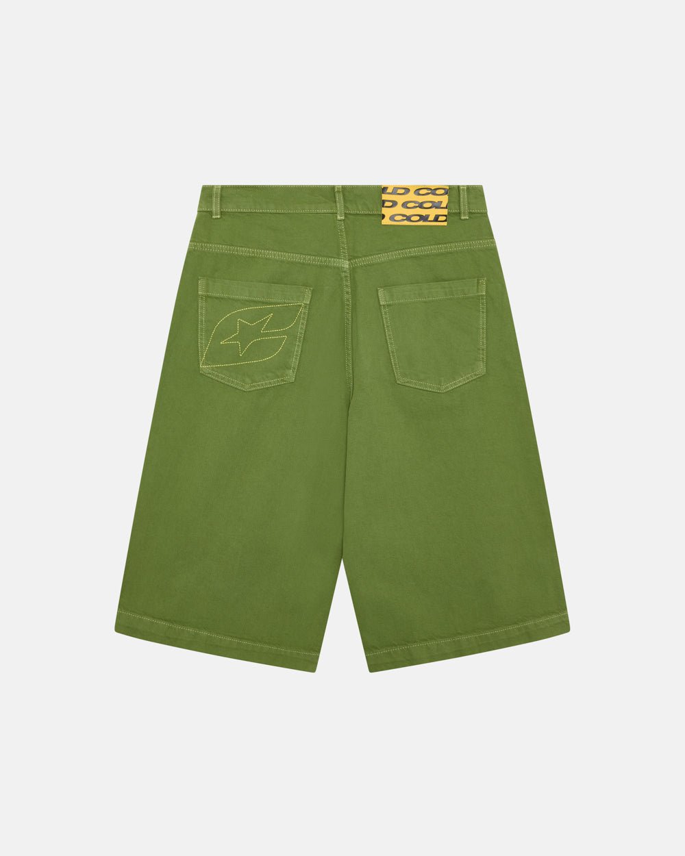 STITCHING JORTS CACTUS GREEN - COLD CULTURE
