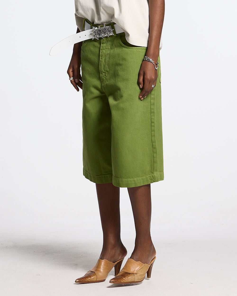STITCHING JORTS CACTUS GREEN - COLD CULTURE