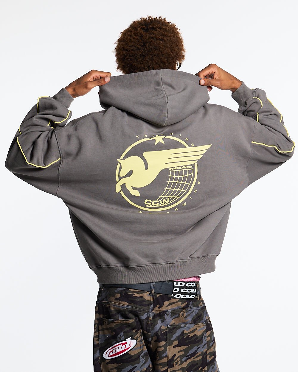 STORMWING HOODIE CHARCOAL GREY - COLD CULTURE