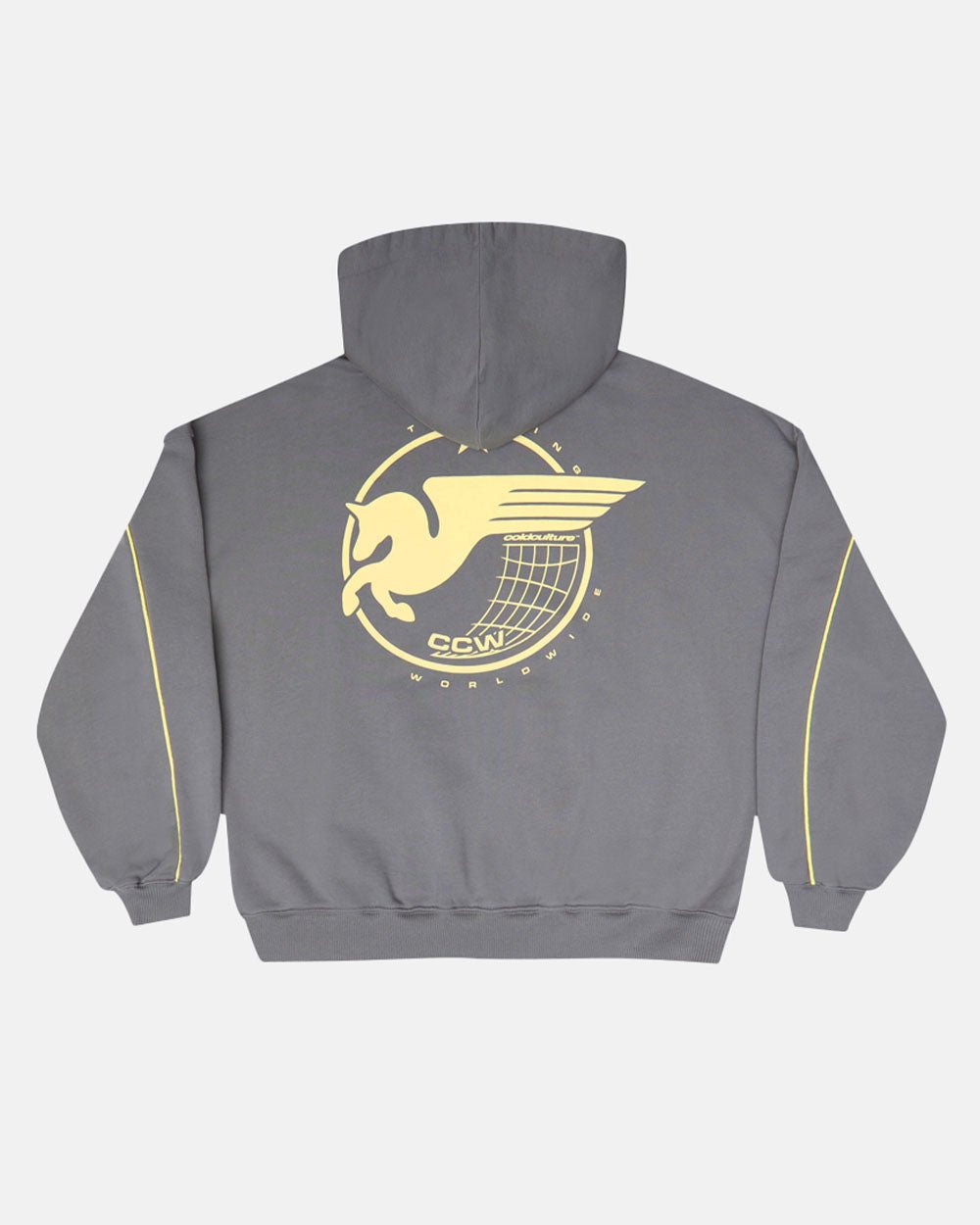 STORMWING HOODIE CHARCOAL GREY - COLD CULTURE