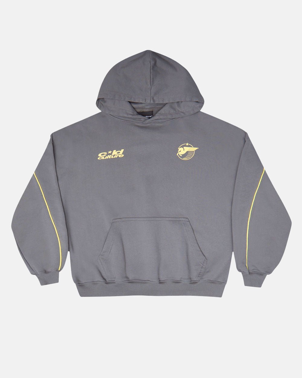 STORMWING HOODIE CHARCOAL GREY - COLD CULTURE