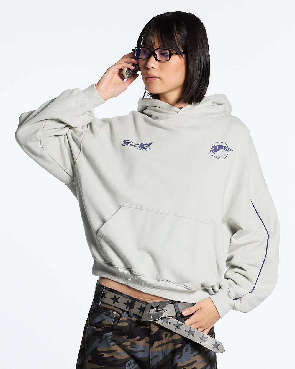 STORMWING HOODIE LIGHT GREY - COLD CULTURE