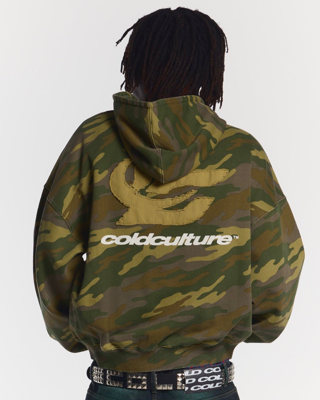 STRASS CAMO HOODIE - COLD CULTURE