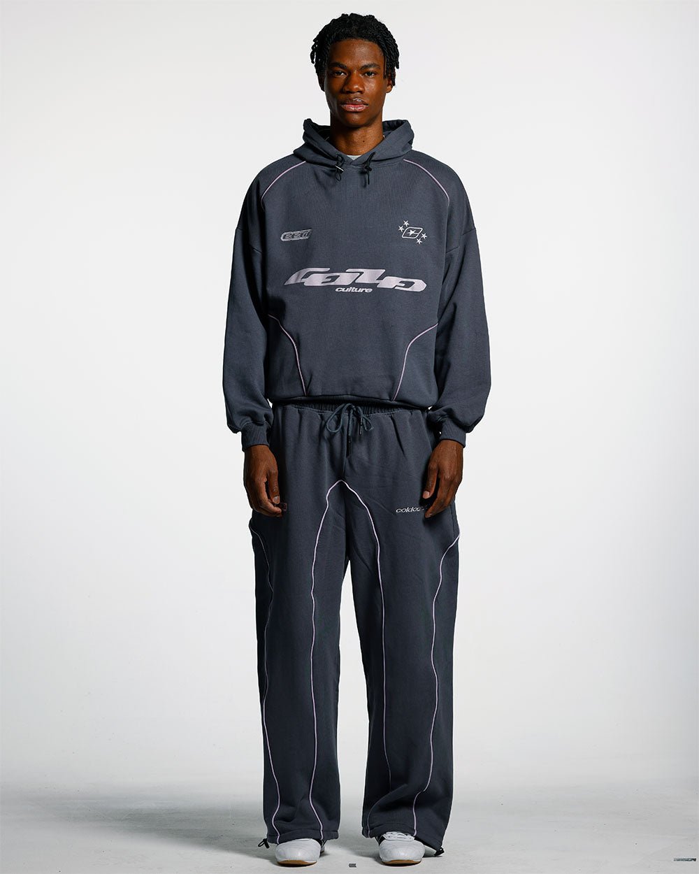 STRIDE SWEATPANTS DARK PURPLE - COLD CULTURE