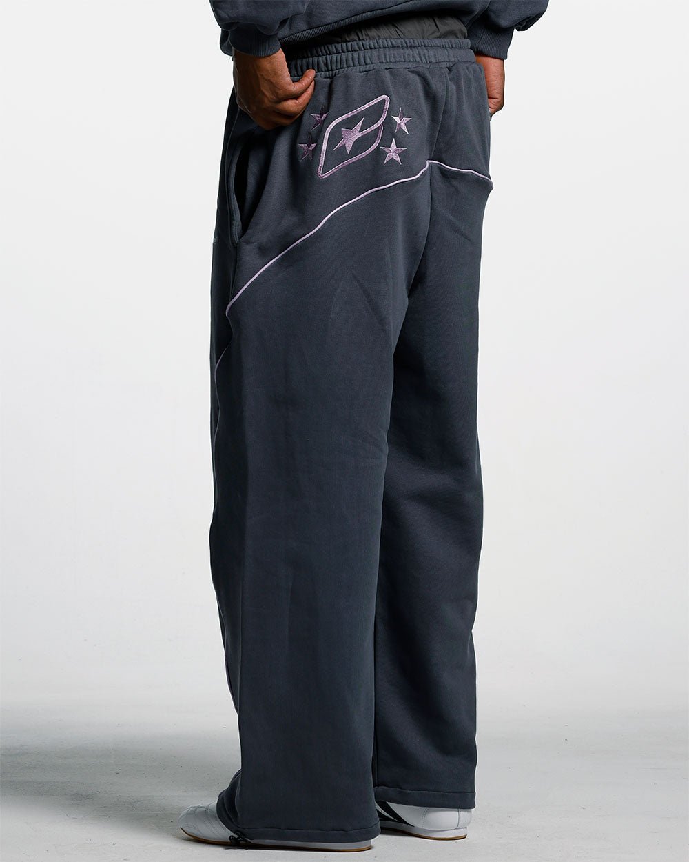 STRIDE SWEATPANTS DARK PURPLE - COLD CULTURE