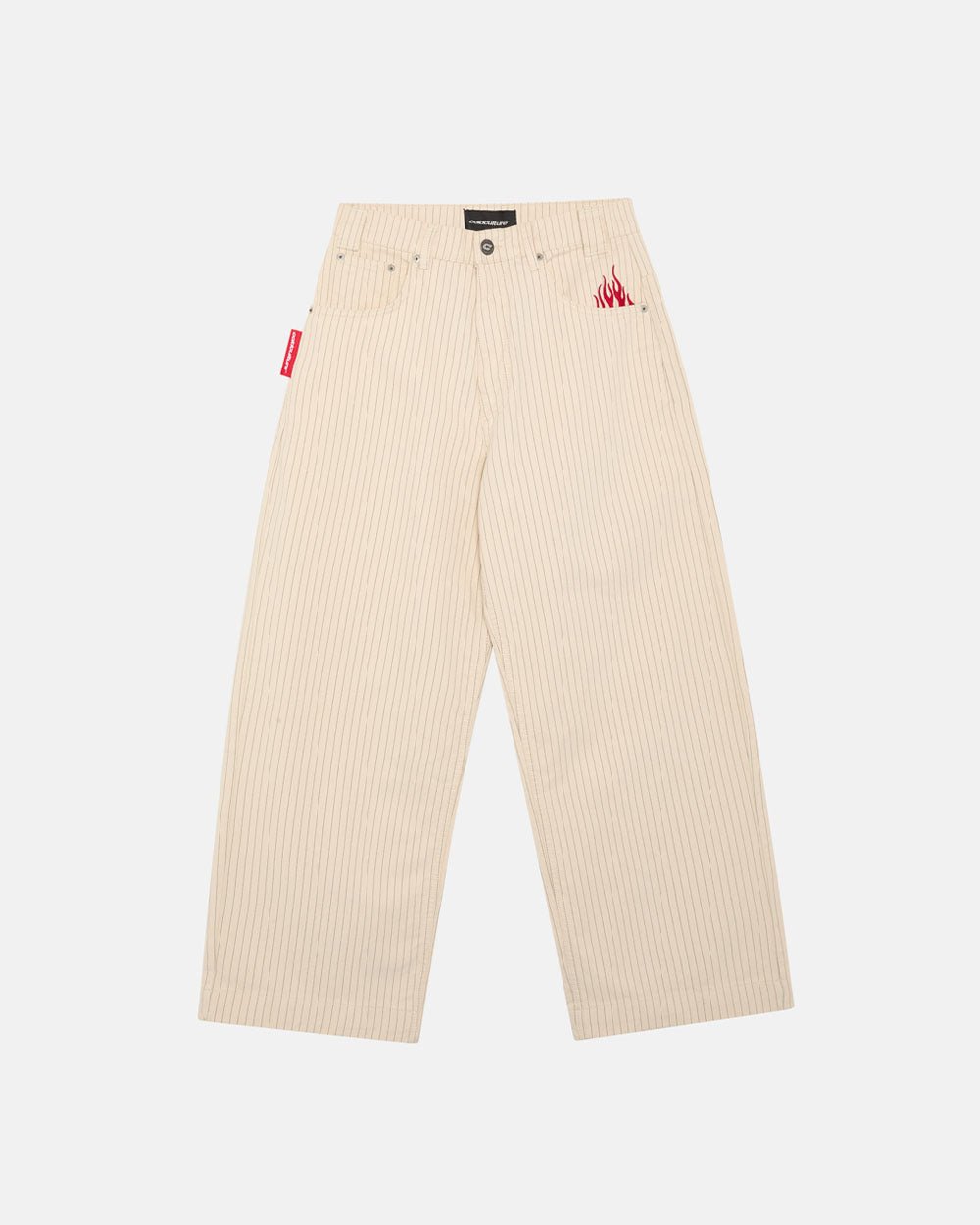 STRIPE FADE PANTS WHITE - COLD CULTURE
