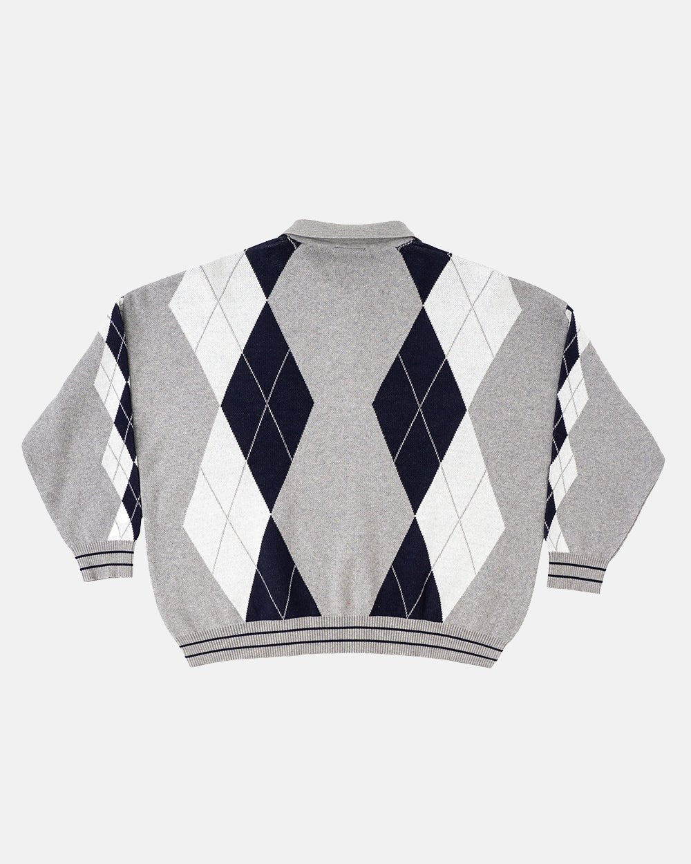 STRUCTURE COLLAR KNIT GREY - COLD CULTURE