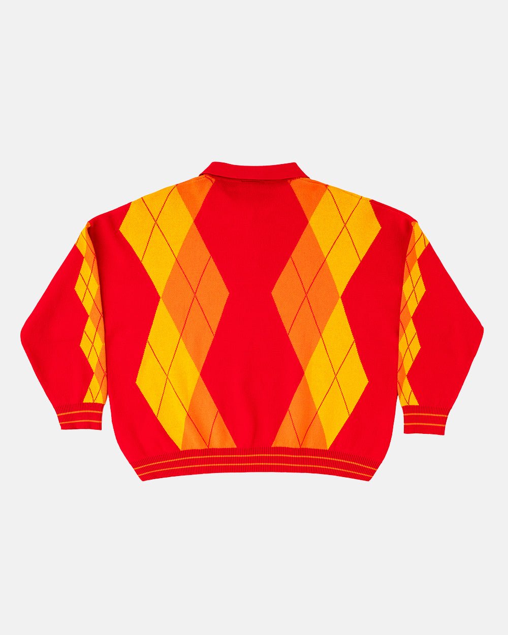 STRUCTURE COLLAR KNIT RUBY RED - COLD CULTURE