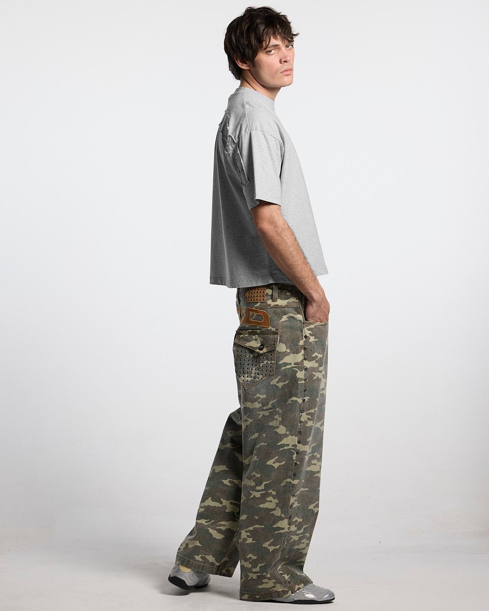 STUDS PANTS CAMO - Cold Culture #man