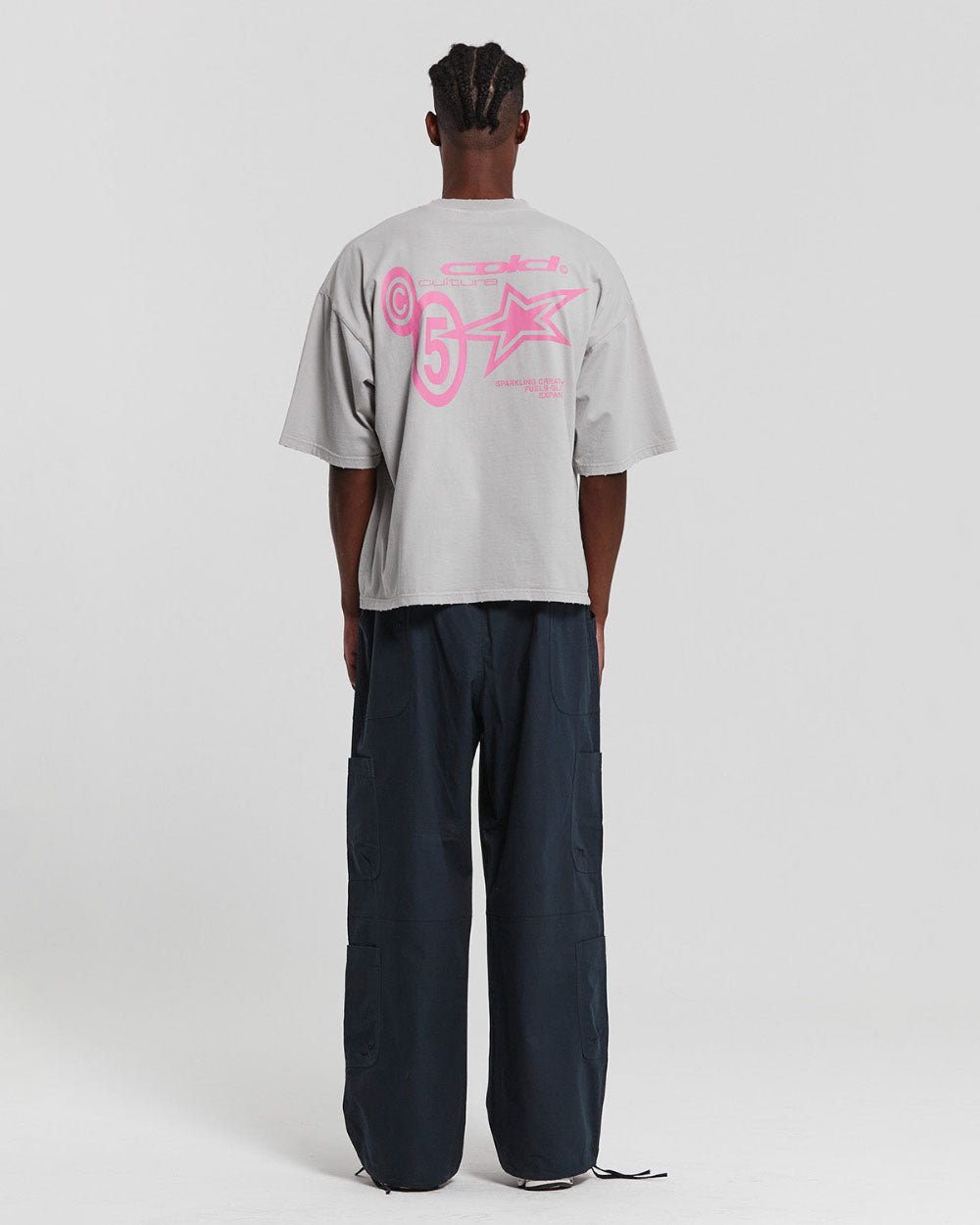SUPERNOVA TEE PALE GREY - COLD CULTURE