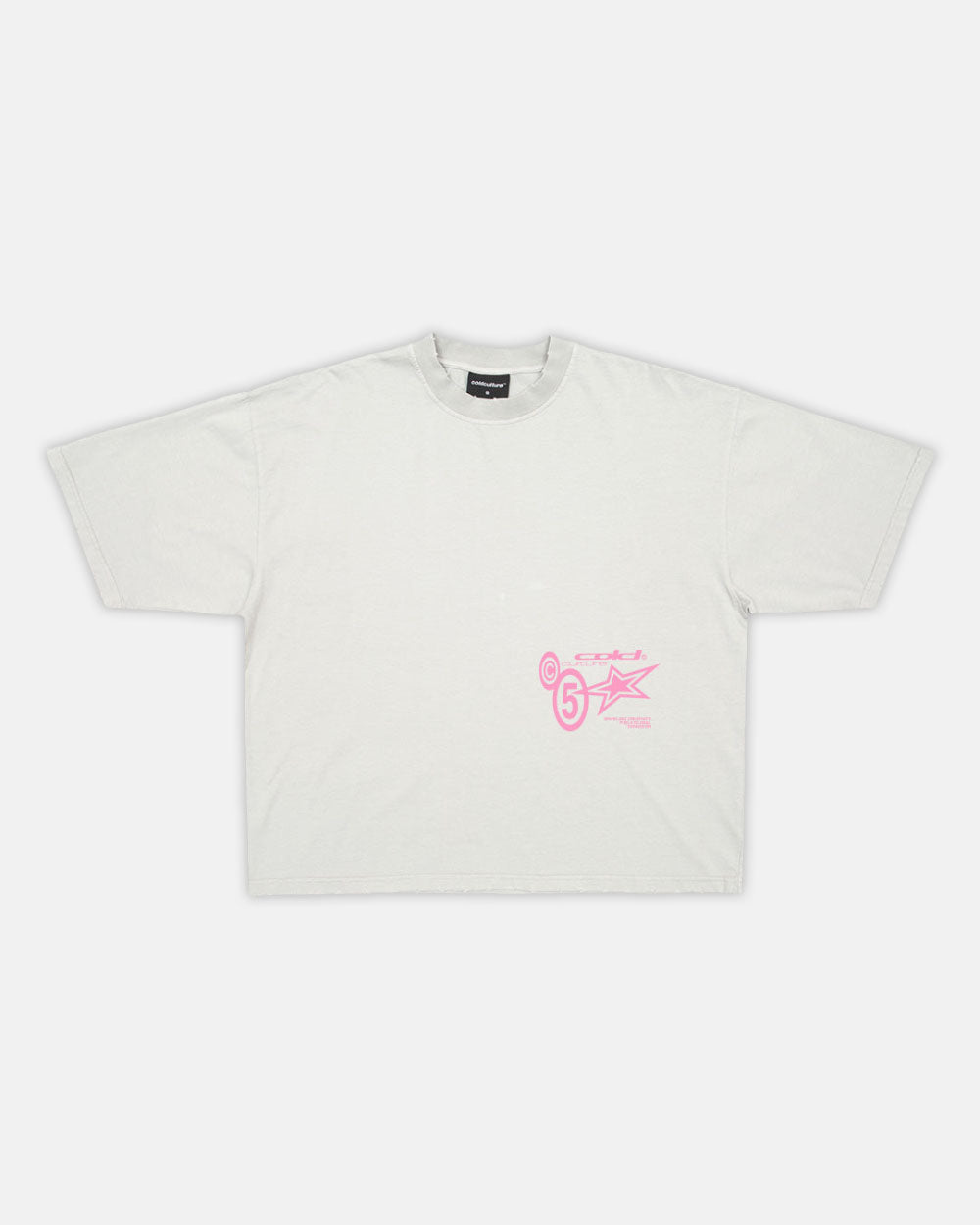 SUPERNOVA TEE PALE GREY - COLD CULTURE