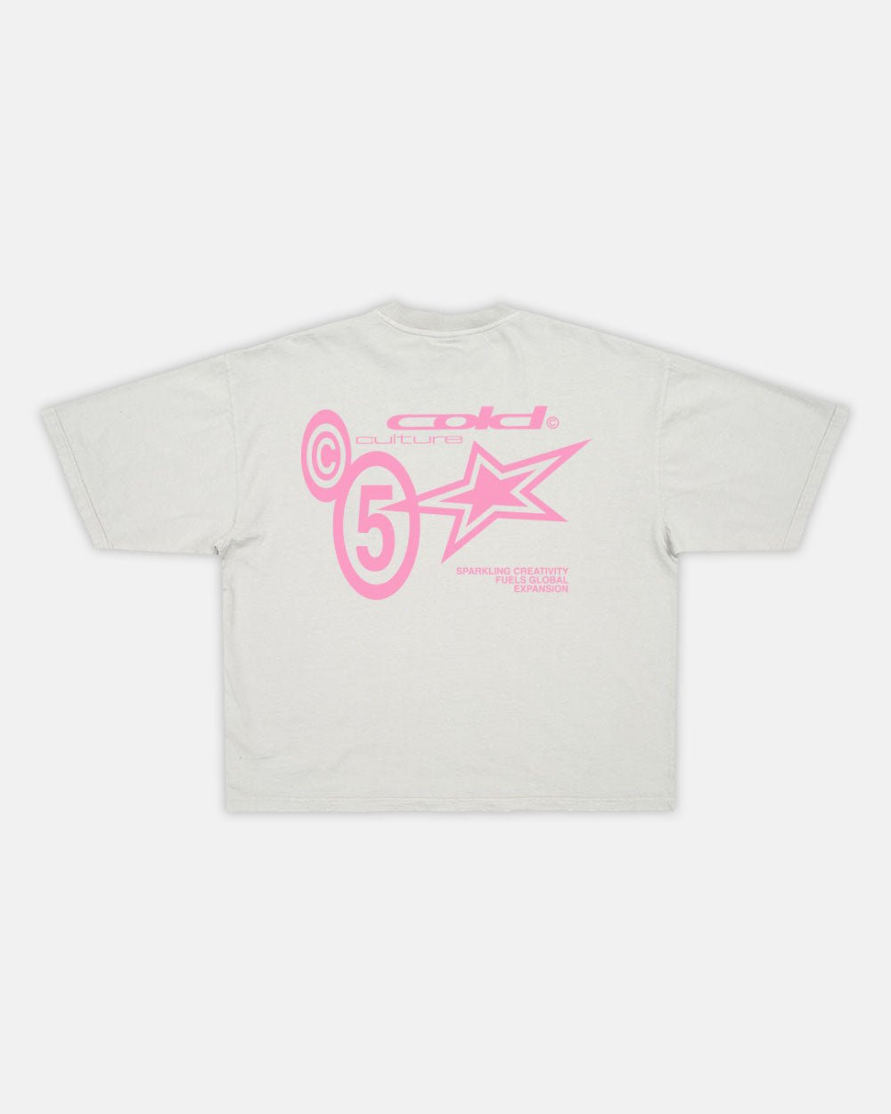SUPERNOVA TEE PALE GREY - COLD CULTURE