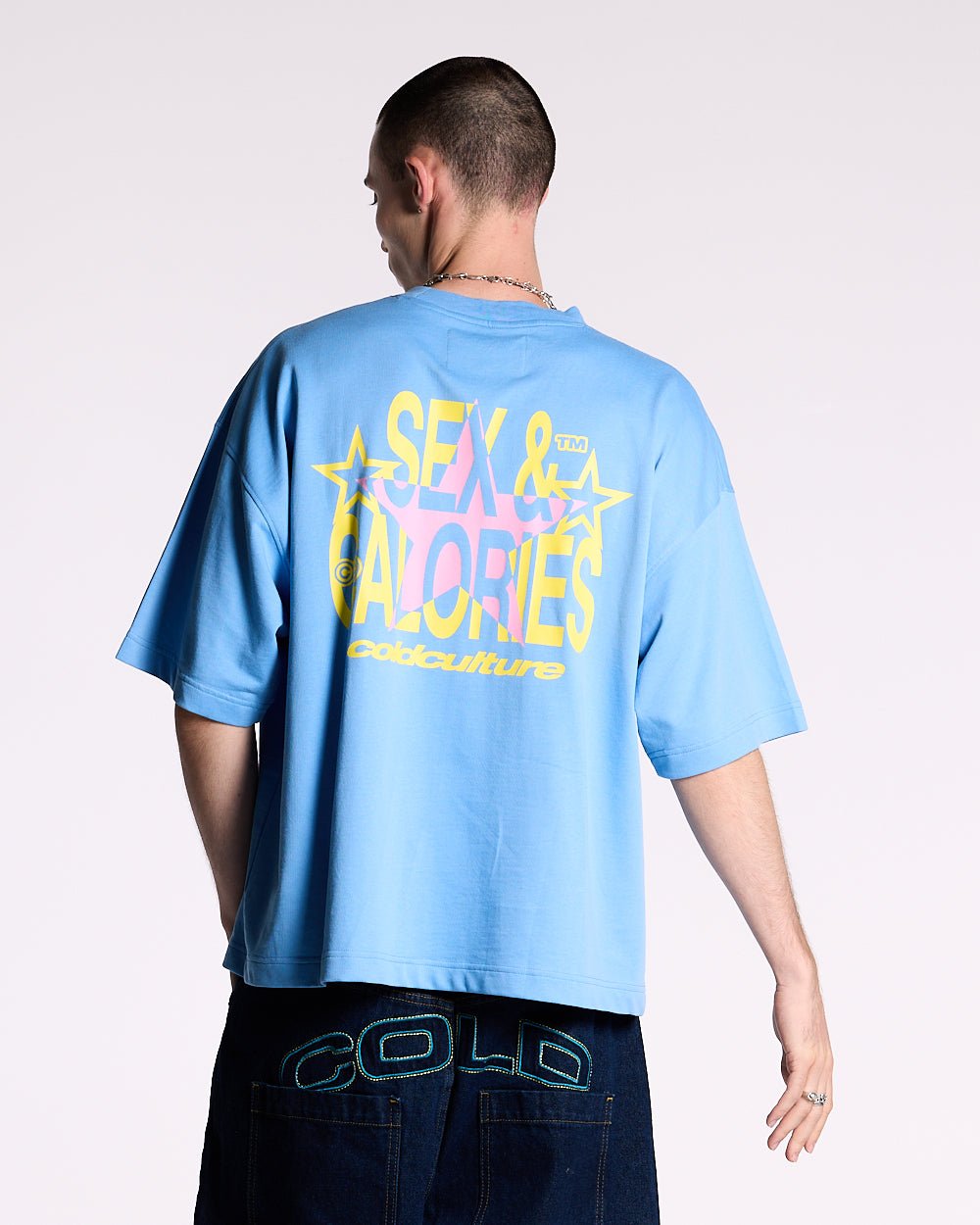 SWEET CALORIES TEE VISTA BLUE - COLD CULTURE