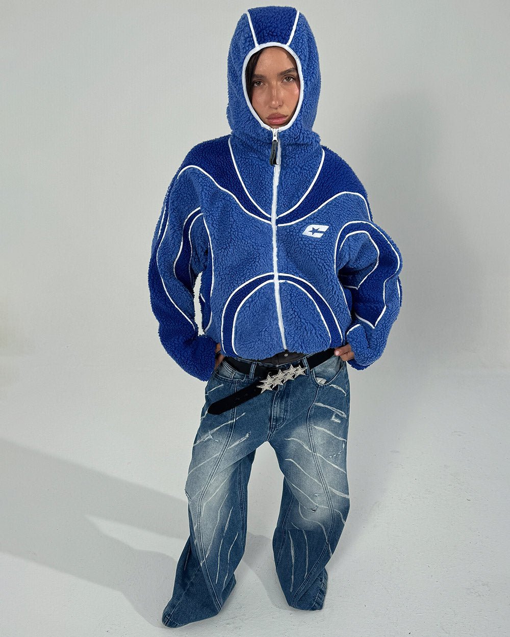 TAKE OFF FLEECE BLUE - Cold Culture