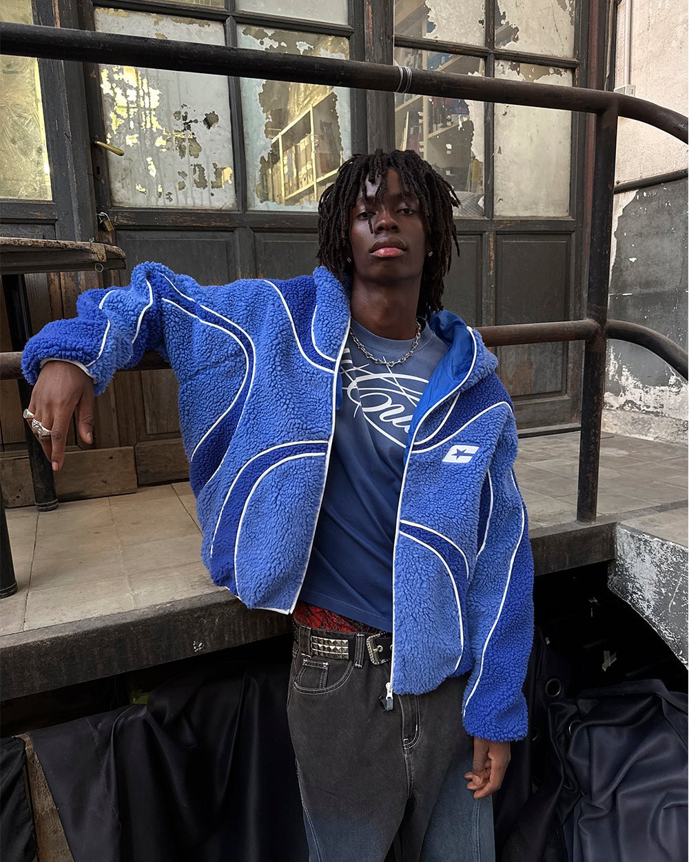 TAKE OFF FLEECE BLUE - COLD CULTURE