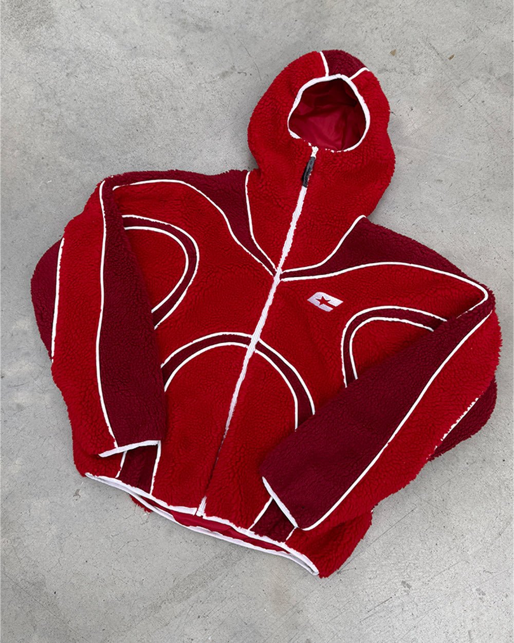 TAKE OFF FLEECE RED - Cold Culture