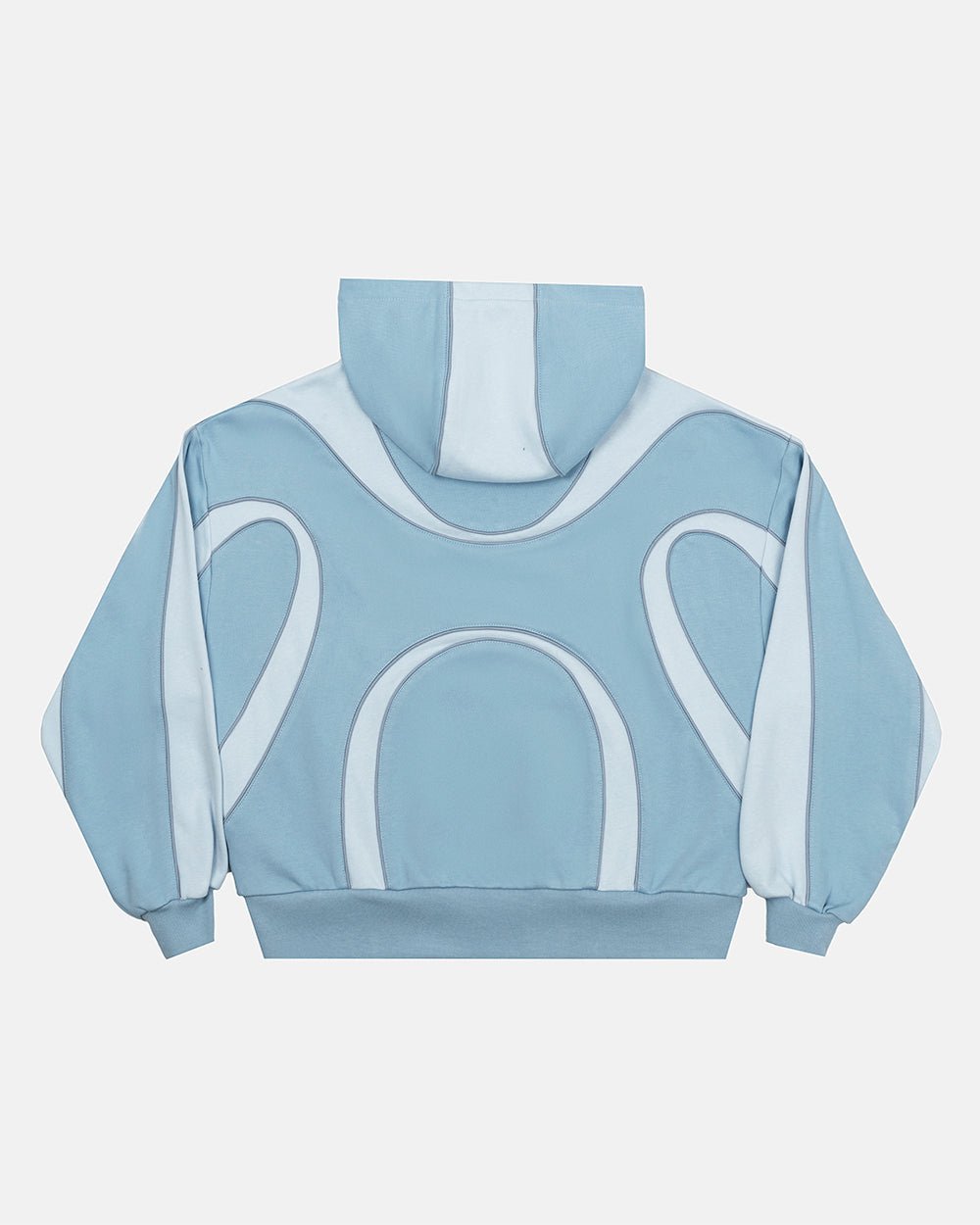 TAKE OFF FLEECE ZIP HOODIE LIGHT BLUE - Cold Culture