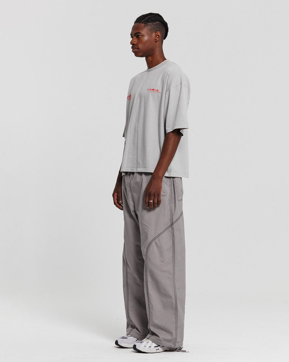 TEAM TEE PALE GREY - COLD CULTURE #man