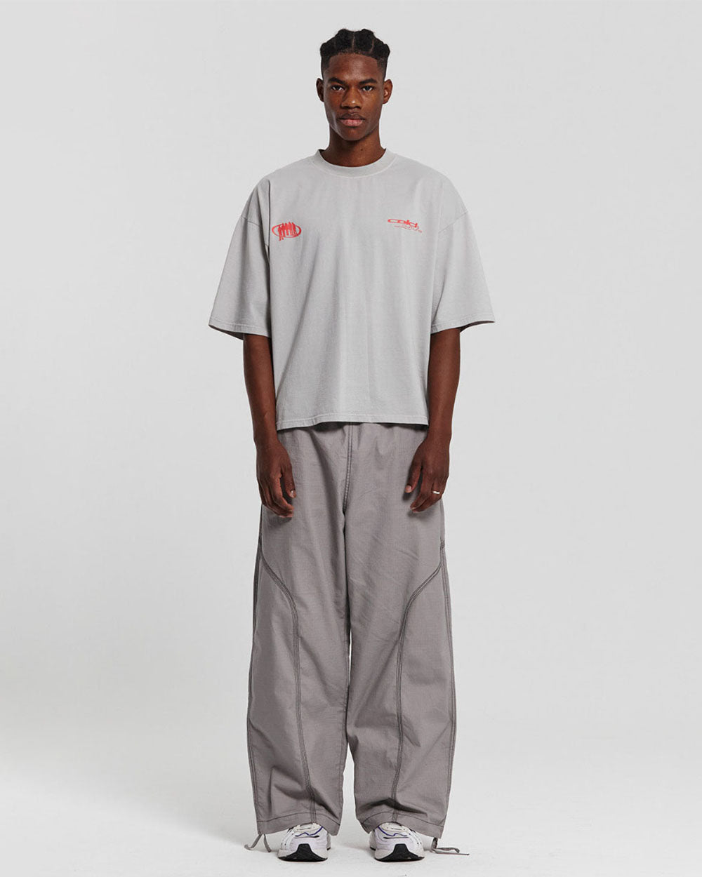 TEAM TEE PALE GREY - COLD CULTURE #man