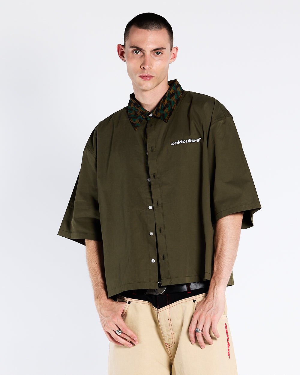 TERRA SHIRT CAPER GREEN - Cold Culture